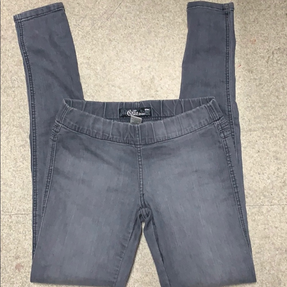 Cello Super Skinny, Super Stretch Gray Jeans